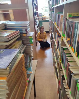 Dziewczynka Uklada Ksiazki