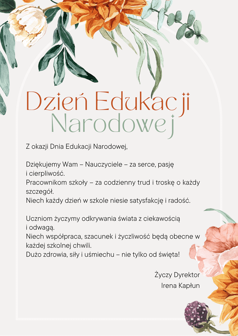 DZIEŃ EDUKACJI NARODOWEJ 2025