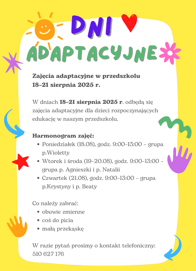 2025-08-12 Zajęcia adaptacyjne w przedszkolu